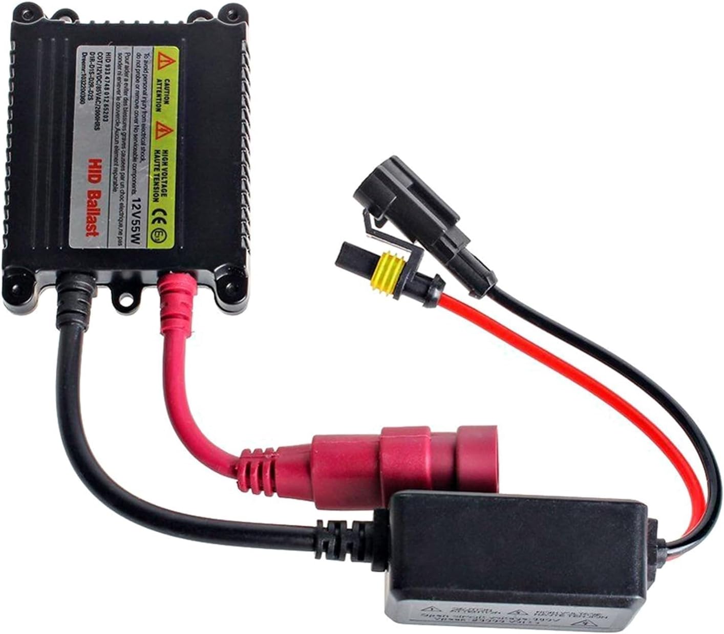 HID Ballast 1PCS 55W 75W 100W 150W 200W H-ID Xenon Headlight Ballast DC 12V H1 H3 H7 9005 9006 Car Light Control Module Kits(55W)