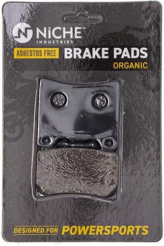 Miniatura 10 de NICHE Juego pastillas de freno para Yamaha V Star 1100 3XF-W0045-50-00 5VU-25805-00-00 Delanteras traseras semimetálicas