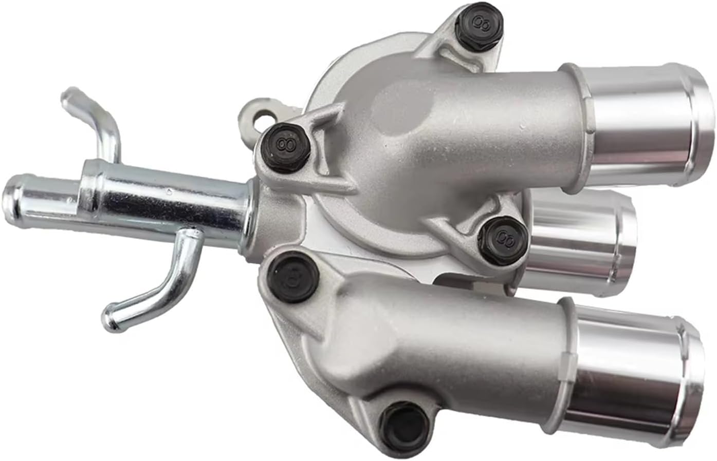 Thermostat Engine Coolant Replacement, Car Engine Thermostats, for Hyundai, for Accent Aluminum Thermostat Assembly Housing Cover with Thermostat Inside 2562026870 2562026120 25620-26120