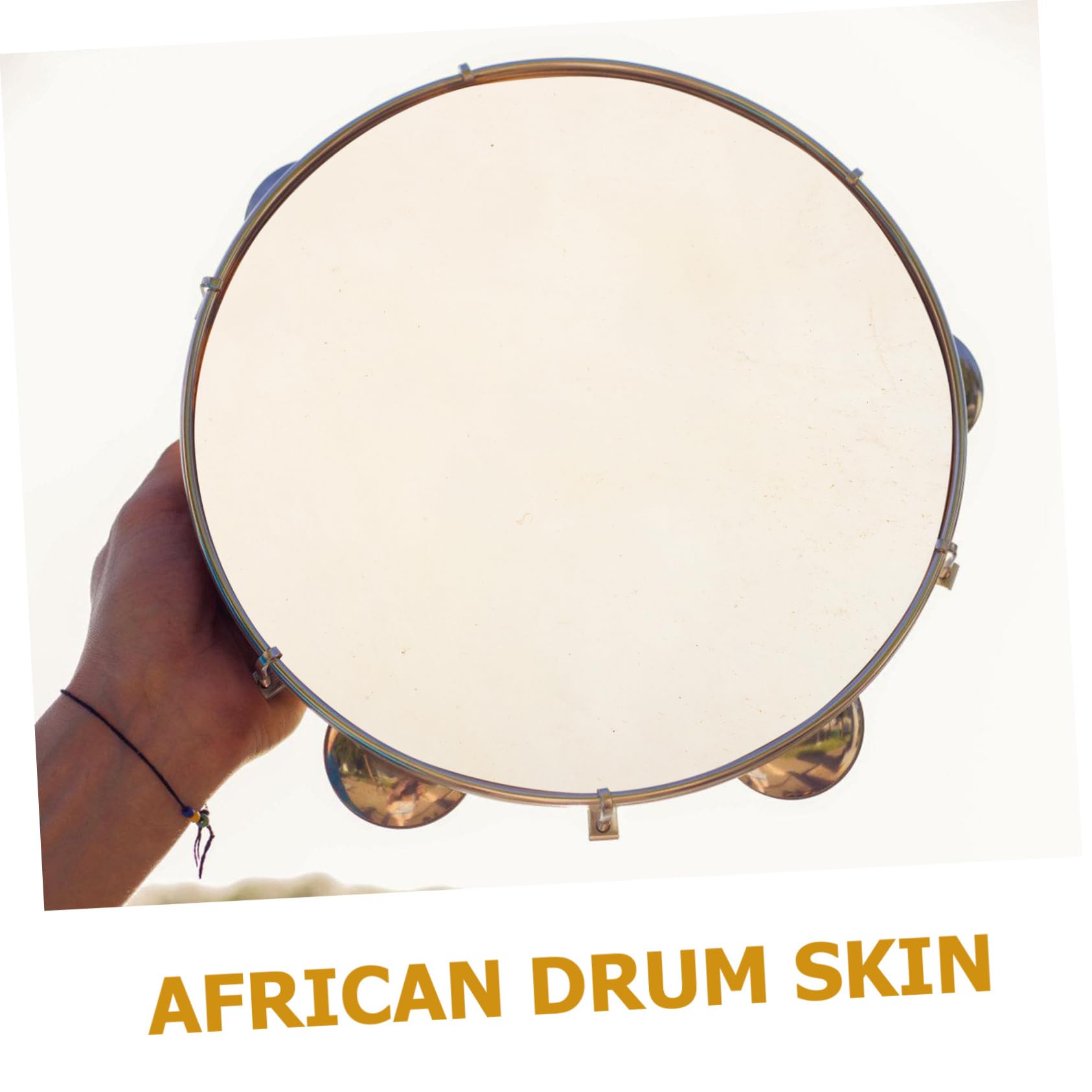 2 Piezas Parches de Cuero Duradero Accesorios para Instrumentos Musicales Reemplazos de Percusión Reduce Vibración Mejora Técnica Drummers Práctica