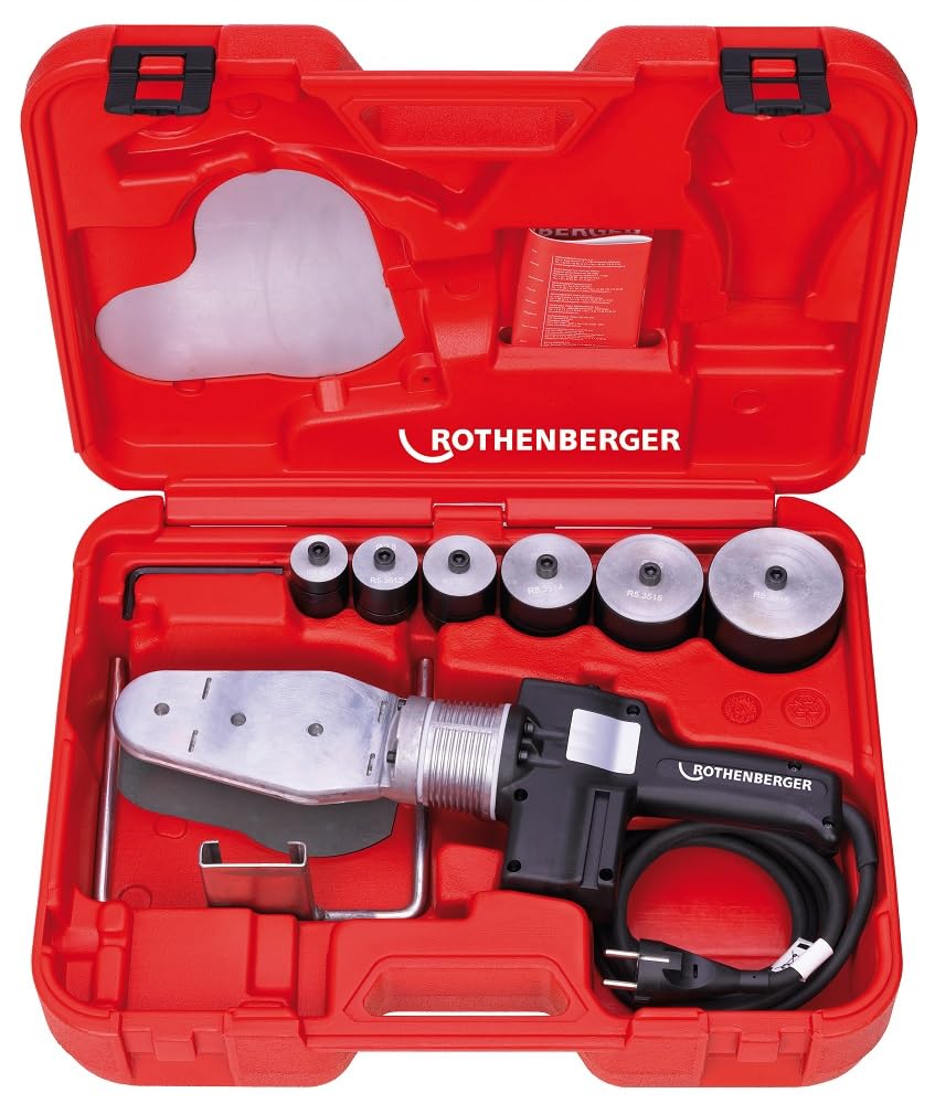 Rothenberger 053893X 053893X-Roweld p63 s-6 termos,230v,20-63 mm, Red