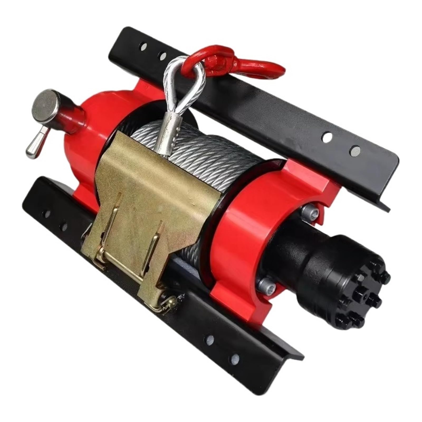 Treuil hydraulique en acier 4T, cabestan de traction for dépanneuse, tracteur et grue Chantier de construction