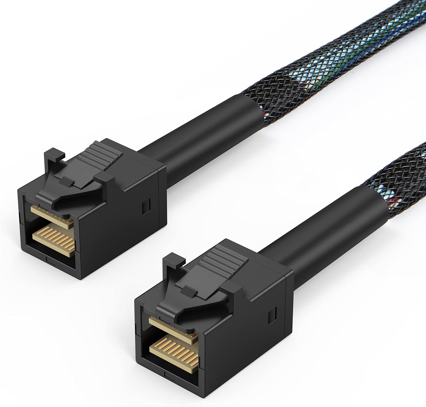CableCreation Internal Mini SAS HD Cable 3.3FT 2Pack, Mini SAS SFF-8643 to SFF-8643 Cable