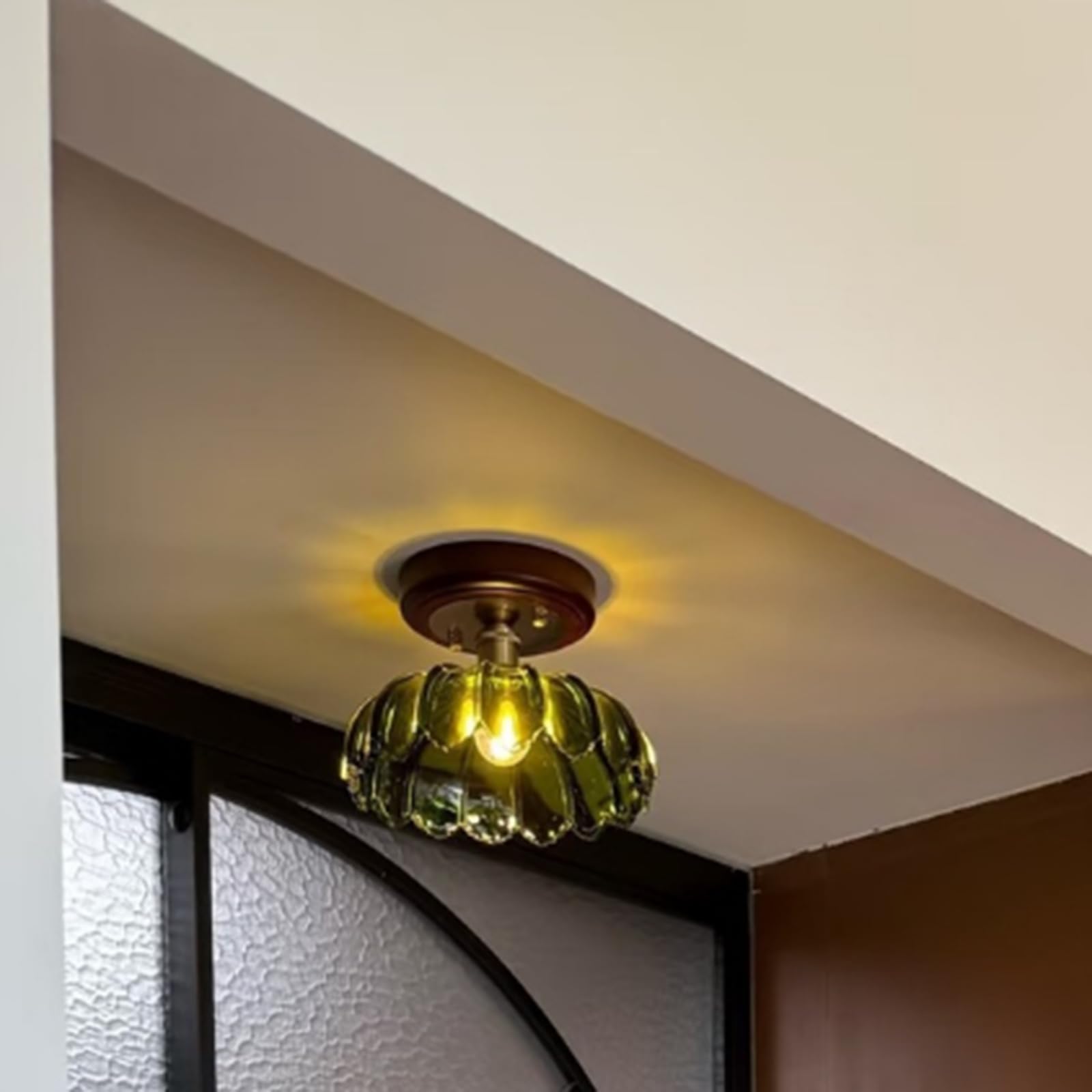 Lámpara de araña de estilo vintage de mediados de siglo con