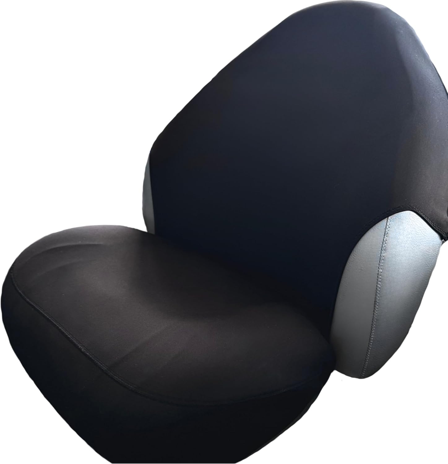 MJSC Fitted Neoprene Boat Seat Cover: Universal Most bass Boats and Some Pontoon Boat Seats, Adjustable, Heat-Resistant, Cold-Resistant, Waterproof, Water-Resistant, Washable