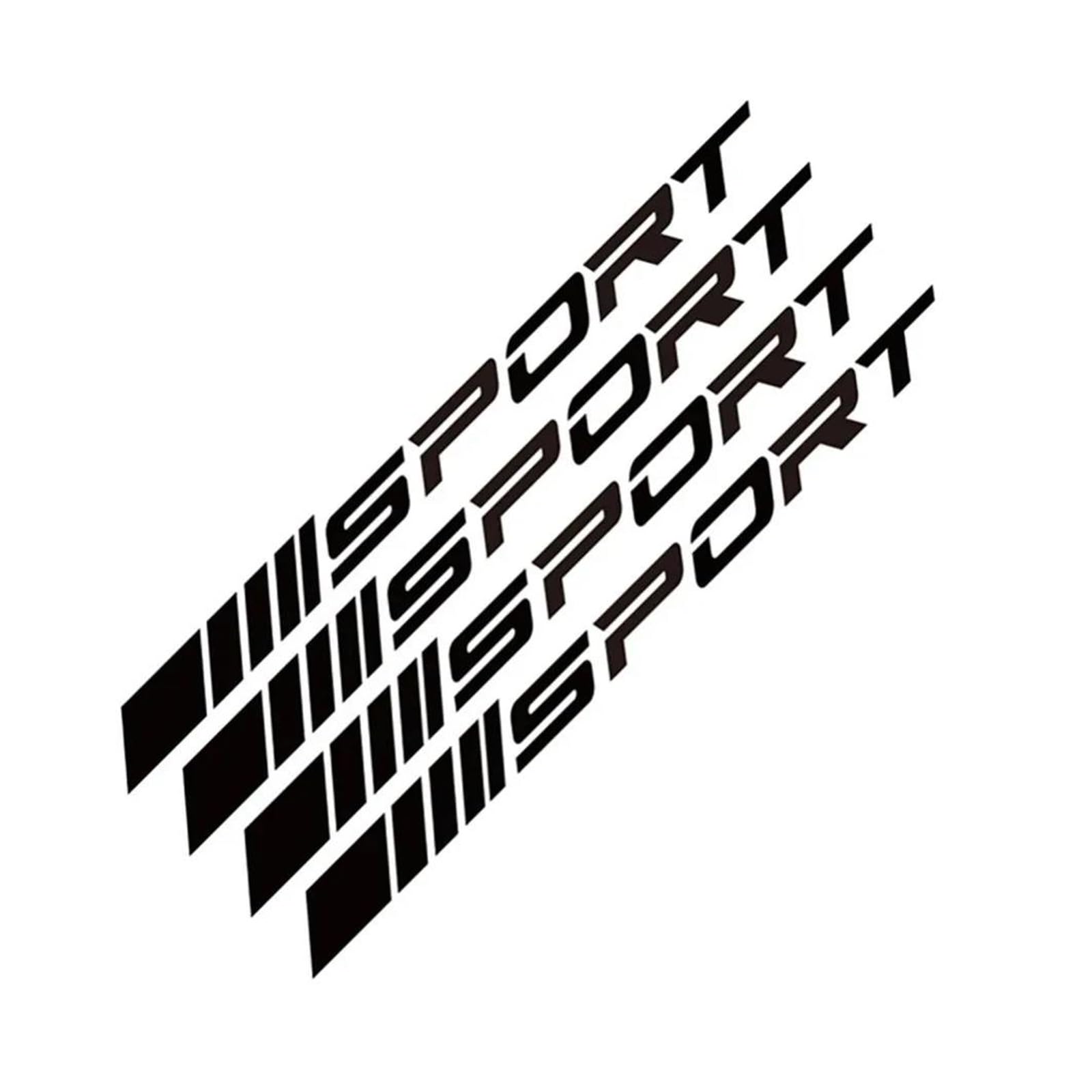 Car Stickers Wheels Rims Sport Racing Decals Cool Auto Styling SUV Truck Window Body Decoration