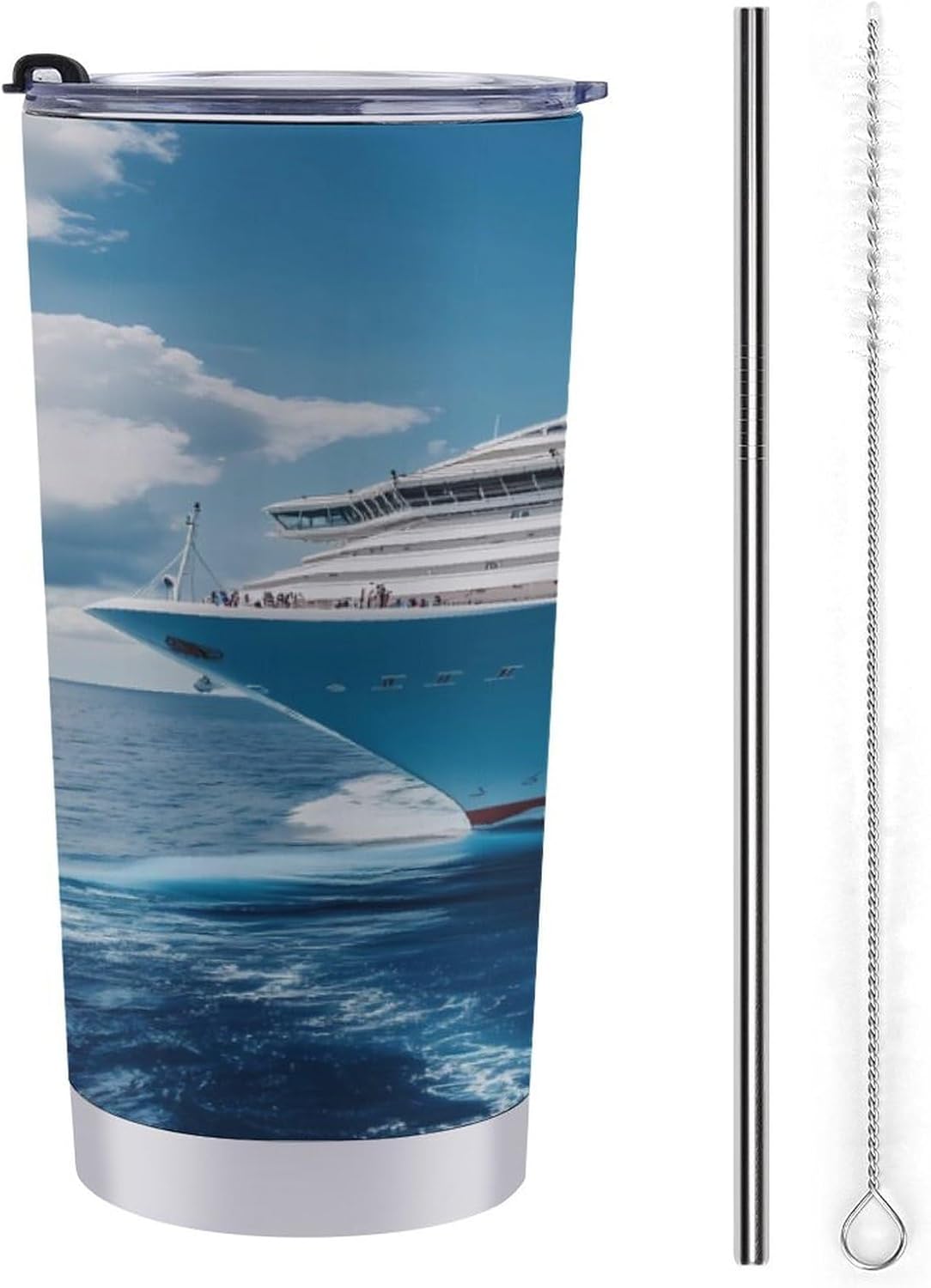 Big Carnival-Cruise Ship Travel Coffee Mug Stainless Steel Insulated Tumbler Water Bottle Tea Cup for Home Office