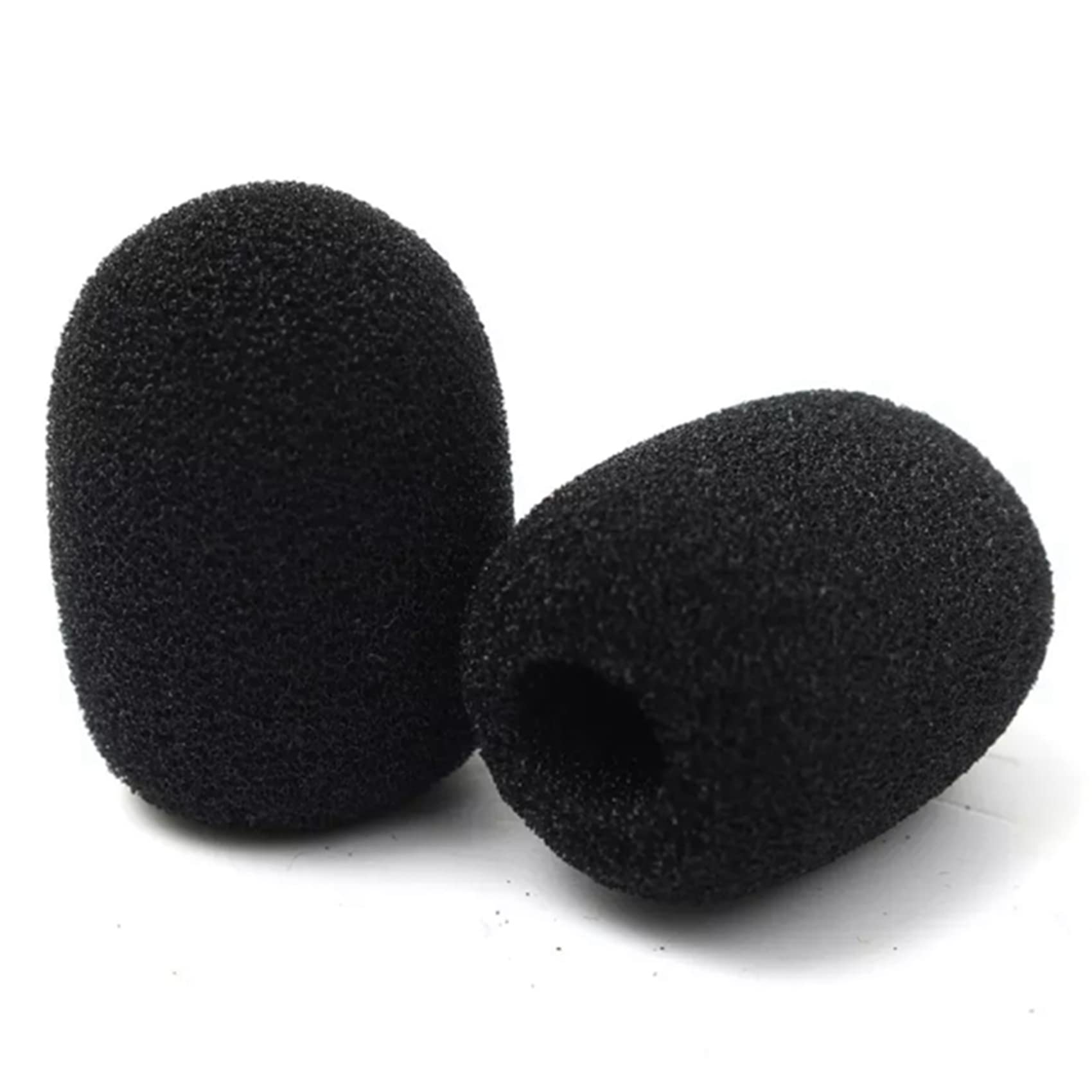 500 sztuk mikrofonu zestaw słuchawkowy grill szyba przednia gąbka czarna osłona mikrofonu 30 mm x 8 mm