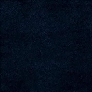 Shannon Minky Solid Cuddle 3 Navy, Fabric by the Yard