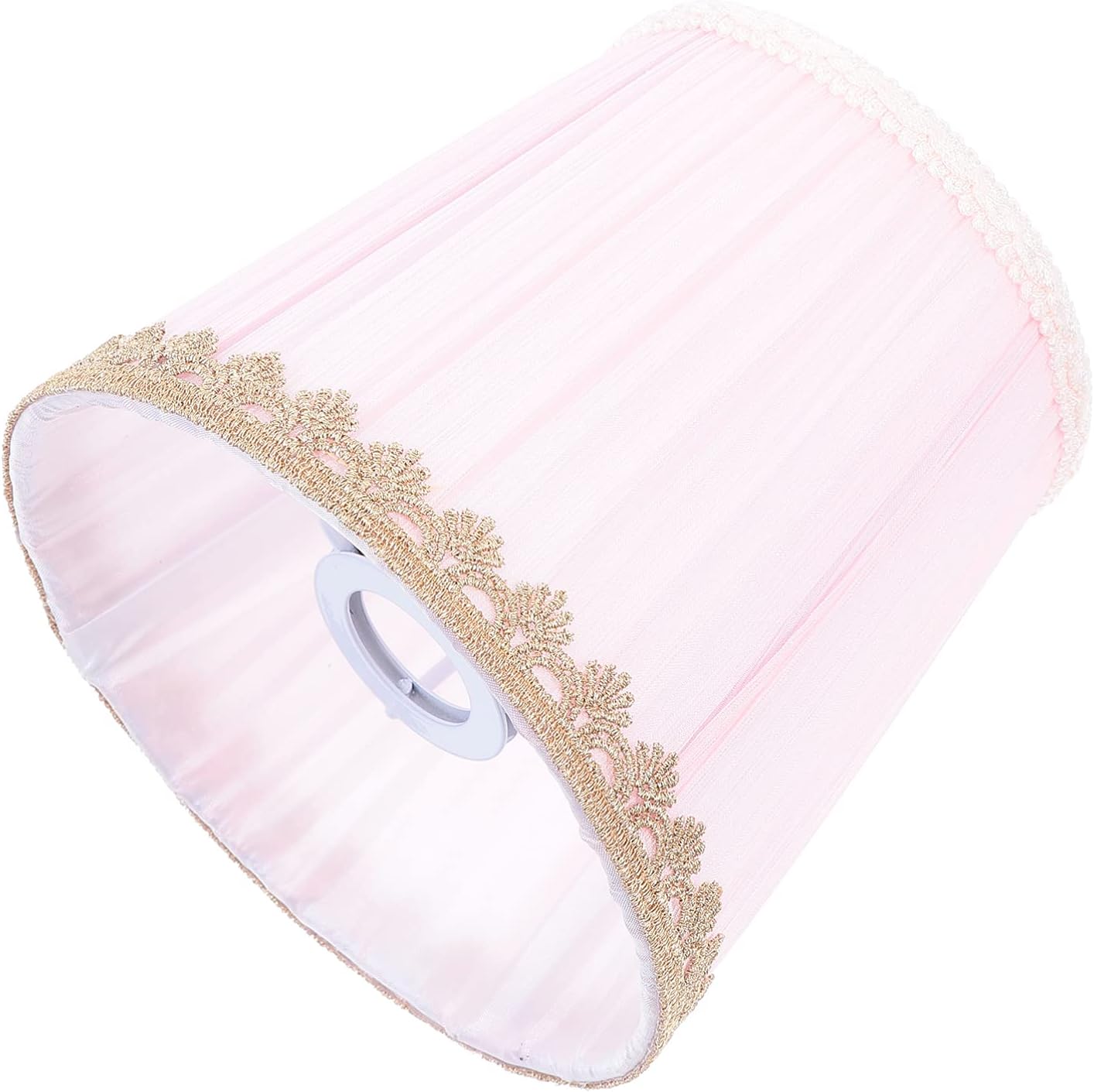 SHERCHPRY 1pc Elegant Cloth Lampshade Cover for Bulb Soft Hanging Lamp Shade for Wall Floor and Table Decor Easy to Install Creates Warm Atmosphere