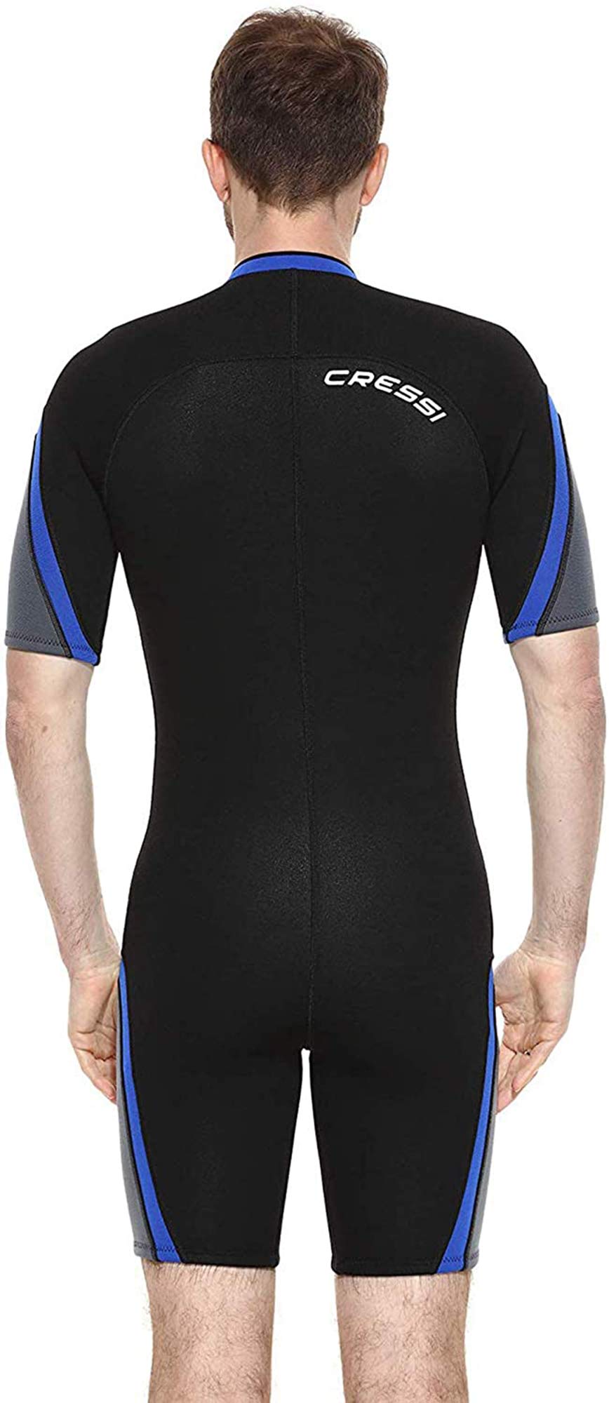 CRESSI Playa Man Wetsuit 2.5 mm, Muta Shorty in Neoprene High Stretch Uomo