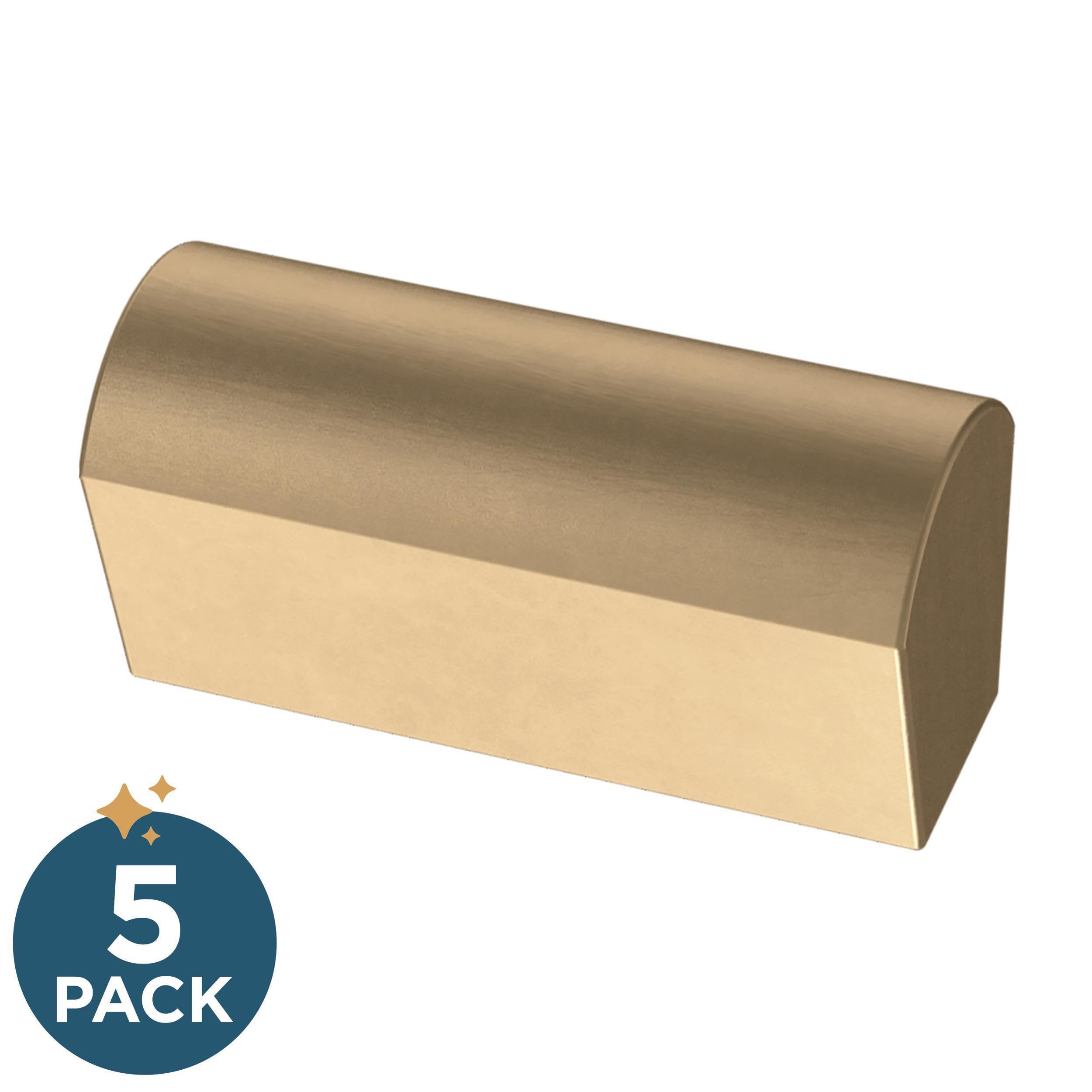 Franklin Brass Modern Arch (5-Pack) Gold Cabinet Knobs Champagne Bronze Hardware for Kitchen Drawer Pulls, Dressers - Image 2