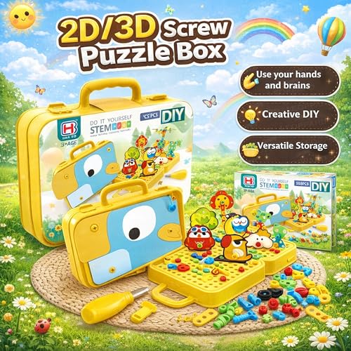 Image of The Little Ones Mechanical Toys - Construction Toys For Kids Aged 3+ Years Old,Stem Toys,Diy Kit,Best Birthday Gift For Boys & Girls,Educational Games [Junior Fix Construction Set- 40+Models- 232 PCS]