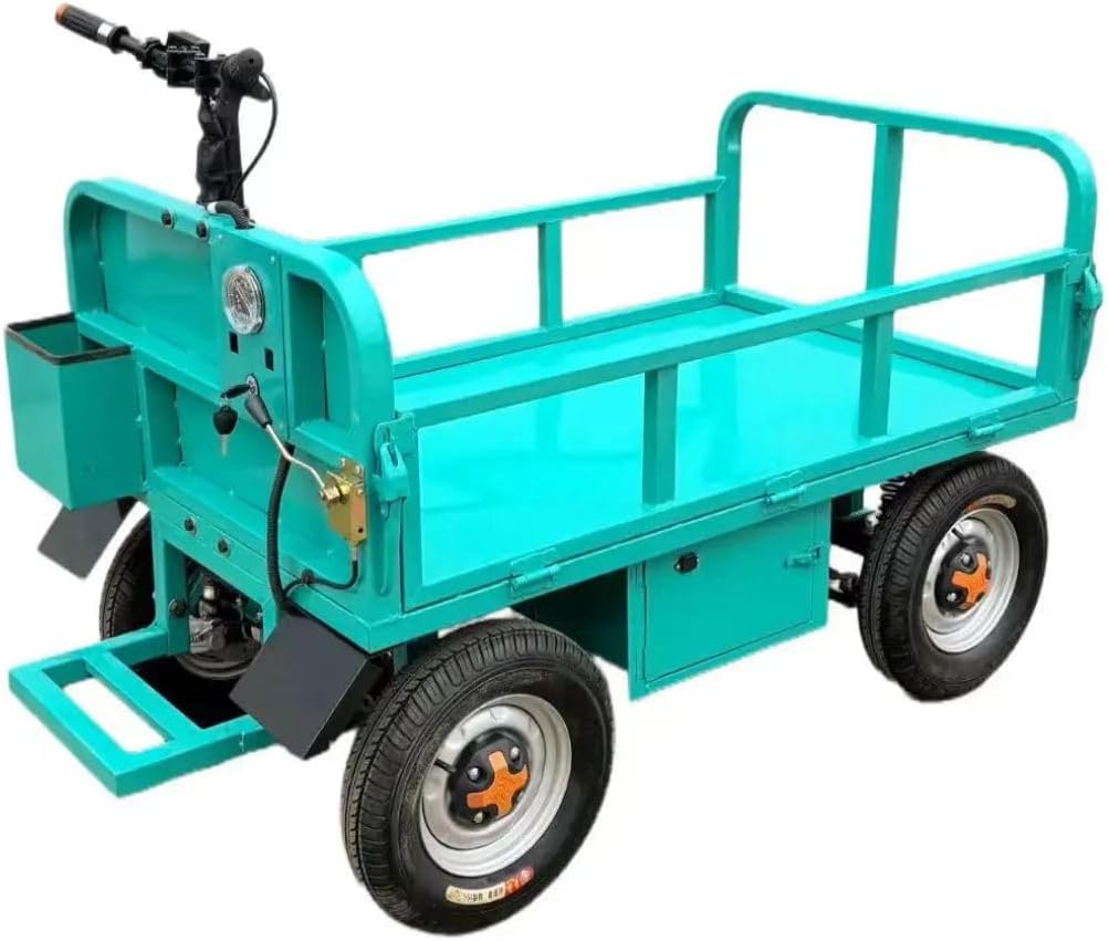 Heavy-Duty Electric Utility Cart – Versatile Utility Cart & Dump Truck for Construction, Gardening, Farms, and Courtyards