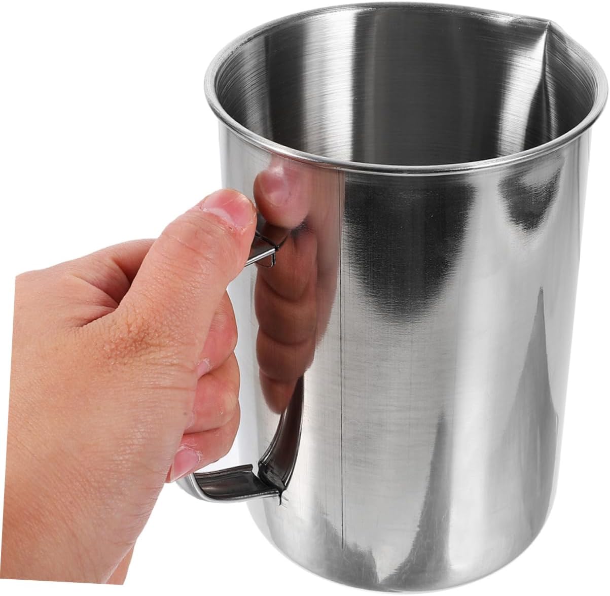 Holibanna 2000ml Stainless Steel Measuring Cup with Scale Multi-Function Measuring Tool for Baking and Cooking Wide-Mouthed Design for Kitchen and Laboratory Use