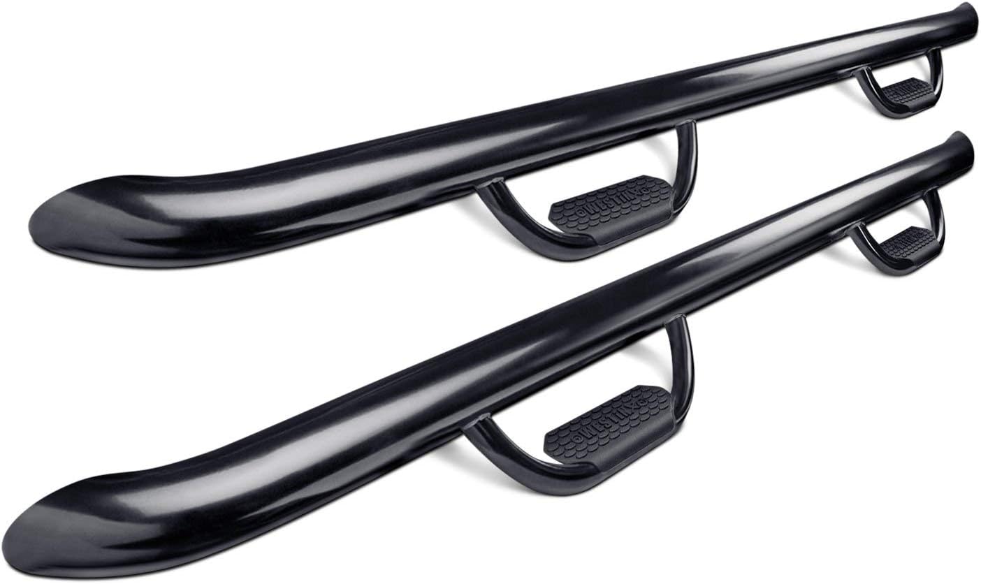Westin 20-4065 Textured Black GENX Oval Drop Nerf Step Bars Wrangler JL Unlimited 4dr 2018-2019