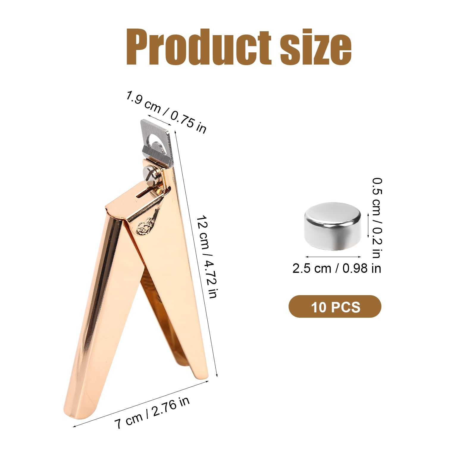 Acrylic False Nail Clippers with Magnets - Image 2