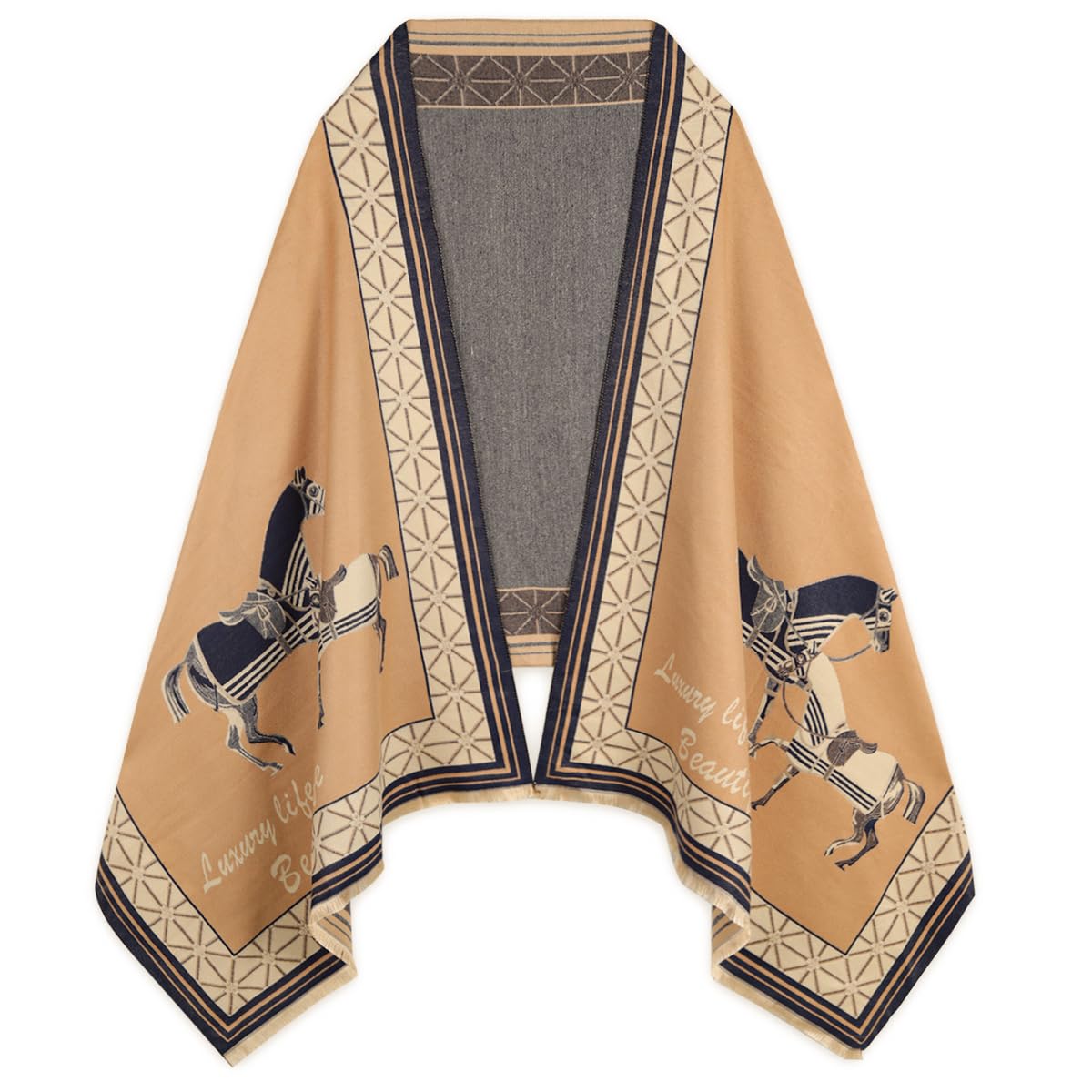 2020 France Fashion Ladies Cashmere Scarves Winter Big Thick Scarf Shawl Windproof Scarf