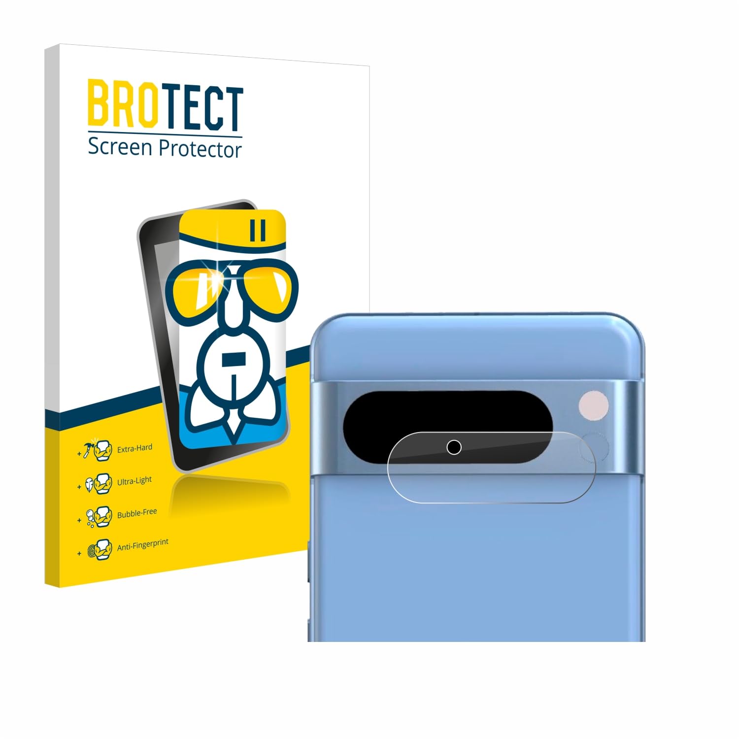 BROTECT Pellicola di vetro antiproiettile AirGlass (3 Pezzo/i, Google