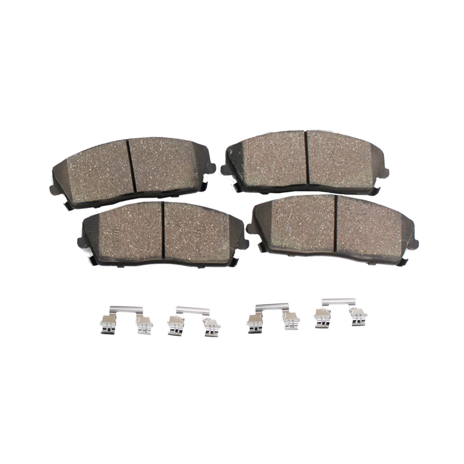 Detroit Axle - Front Brake Pads for Volkswagen Jetta Golf CC Eos GTI, Audi A3 Quattro Clasico Ceramic Brake Pads Replacement