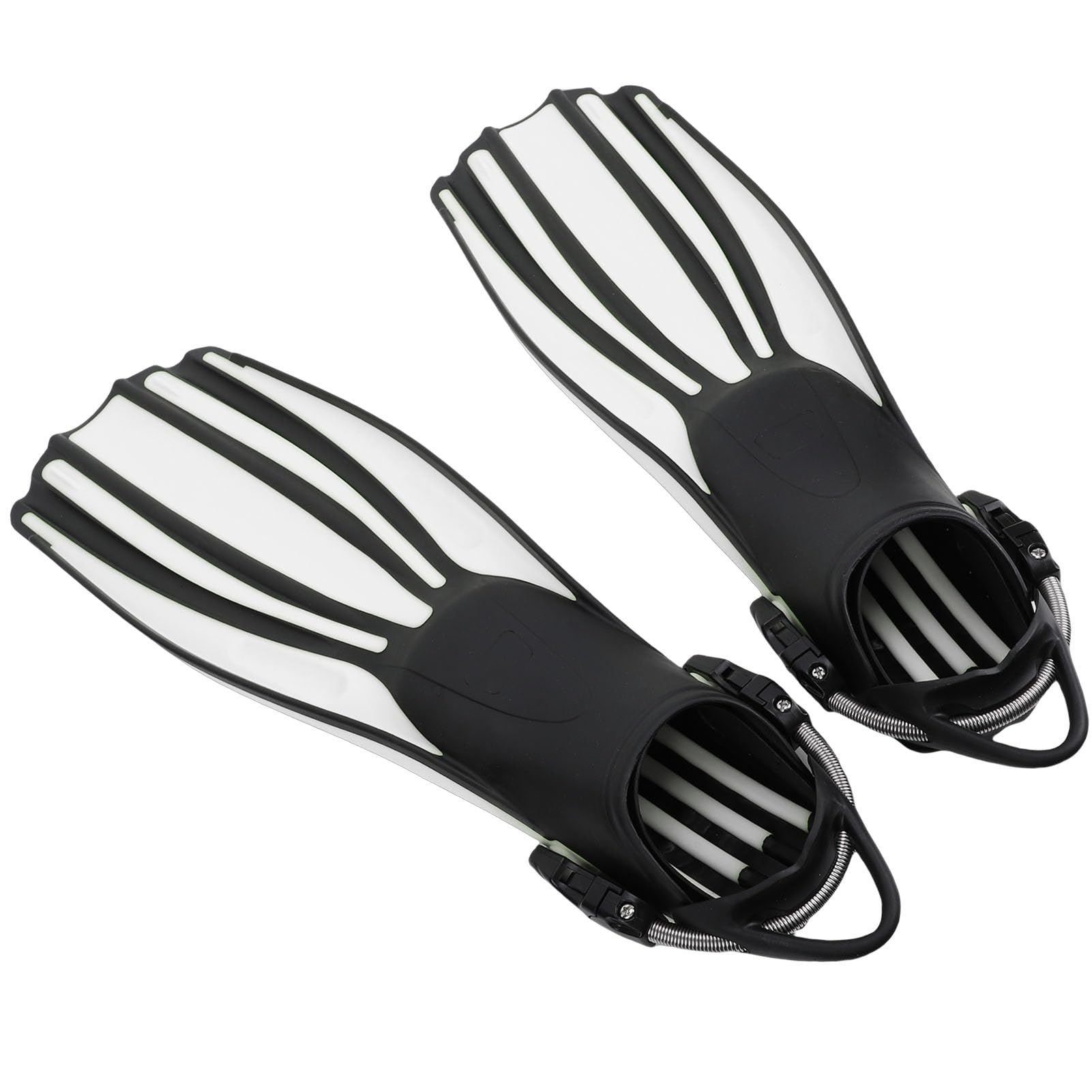 XUMIUZIY Aletas de Buceo Ajustables Diseño Eficiente para Hombres Mujeres Natación, Material TPR, 1 Par de Aletas de Buceo Largas Equipo de Snorkel para Deportes Acuáticos Versátiles