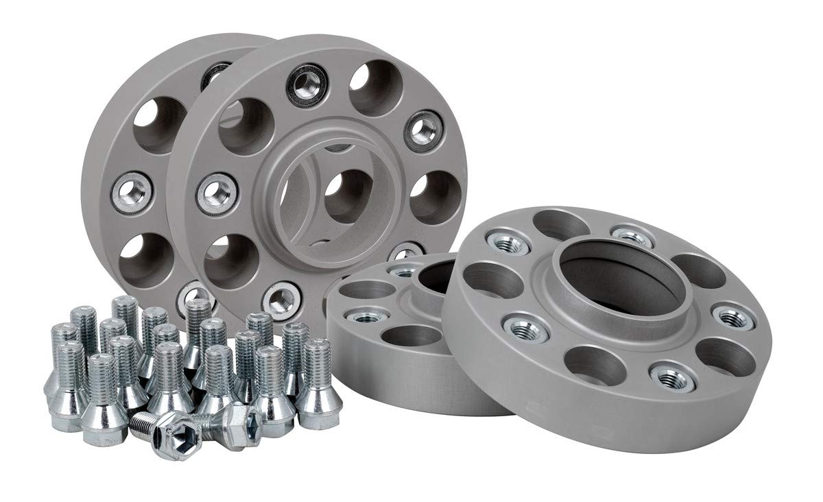 Distanziali in alluminio 2 pezzi (30 mm per disco/60 mm per asse) incl. certificazione TÜV