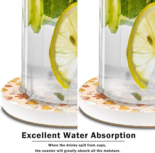 Miniatura 2 de Portavasos para automóvil, paquete de 2 posavasos universales antideslizantes para automóvil, posavasos Cerimac con una muesca de dedo, bonitos