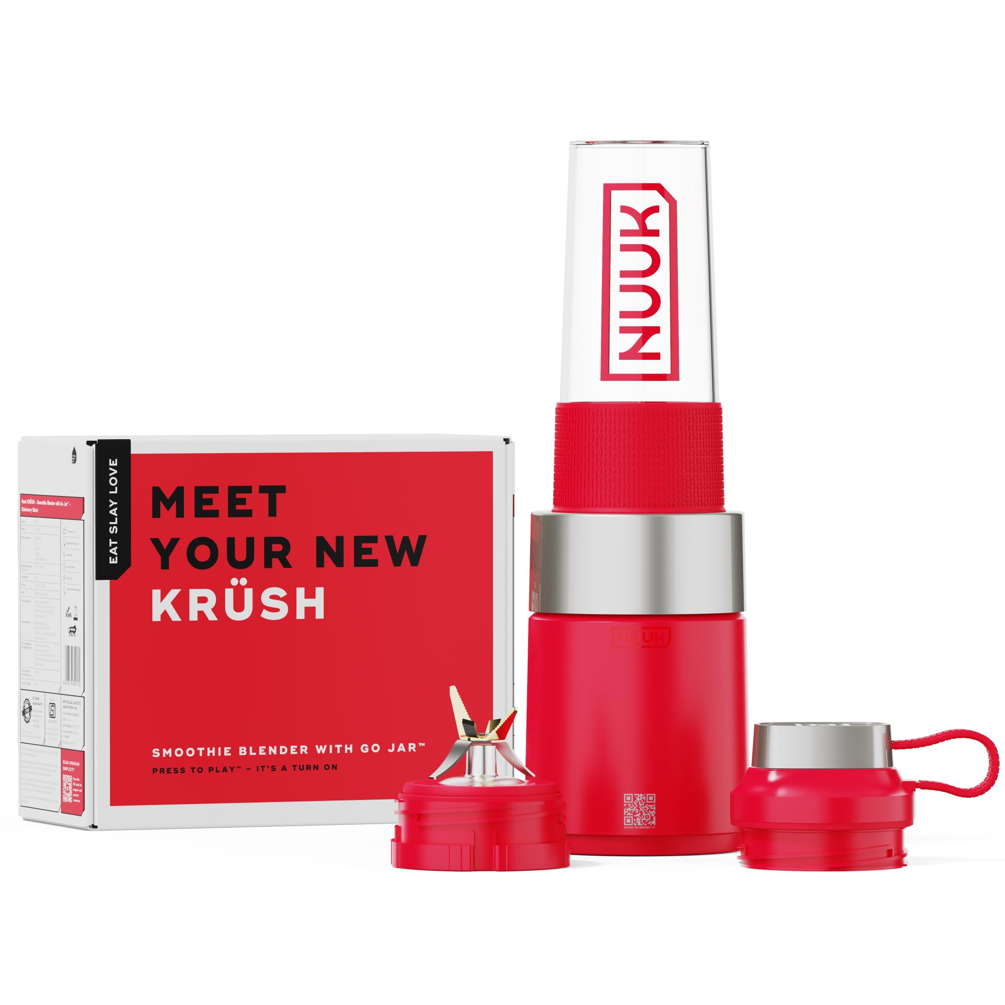 NUUK KRUSH Smoothie Blender | 500W Personal Blender with 24,500 RPM | 6 Leaf Blade Design || Titanium Alloy Material | 460ml BPA-Free Go Jar™ | Compact Smoothie Maker for Gym, Office, & Kitchen (B0DH54GVPJ) Amazon Price History, Amazon Price Tracker