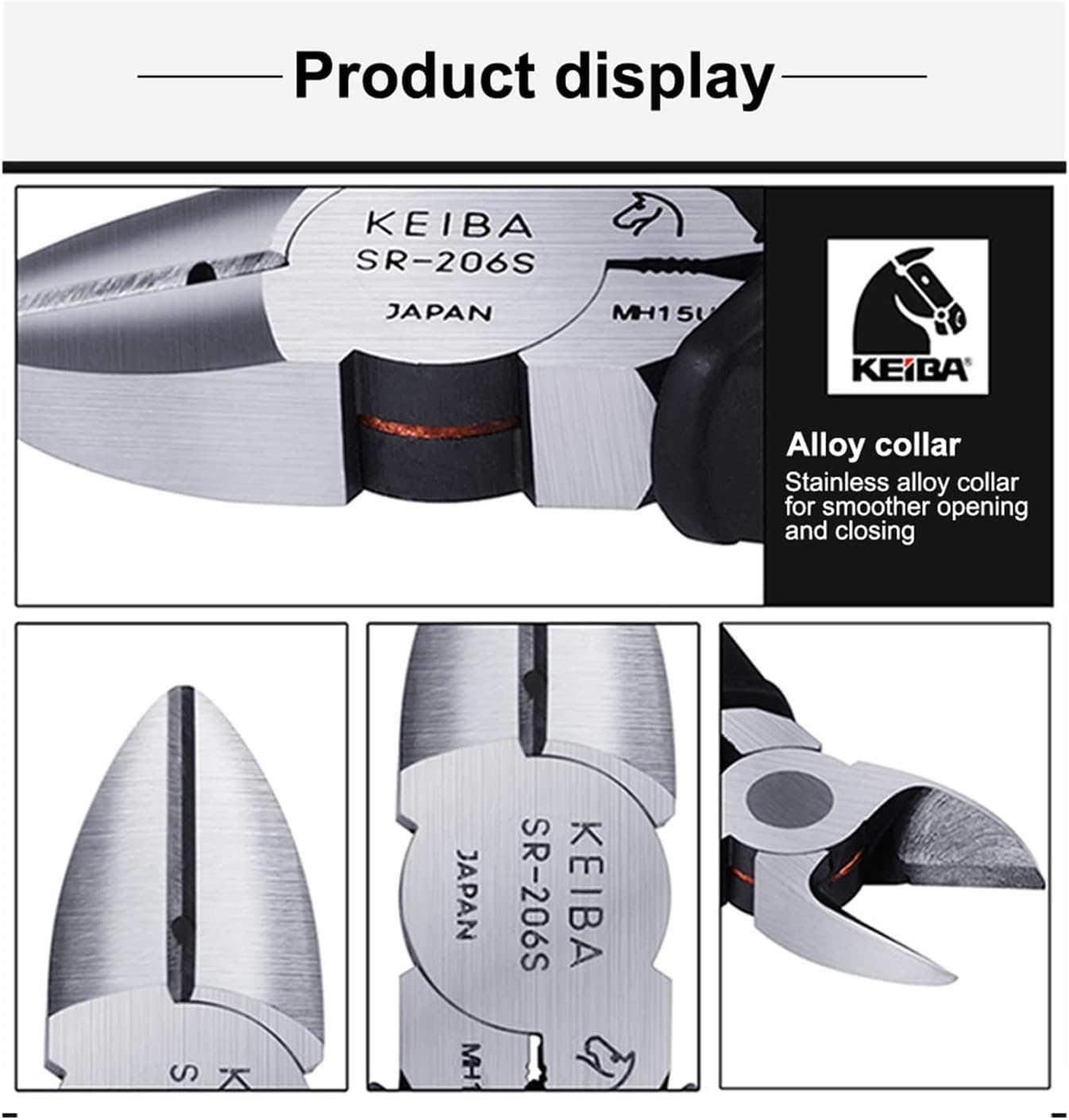 Tijeras,herramientas para pelar alambre, Alicates de punta larga for pelar cables, alicates de electricista multifuncionales, alicates for cortar y pelar cables, alicates de punta fina