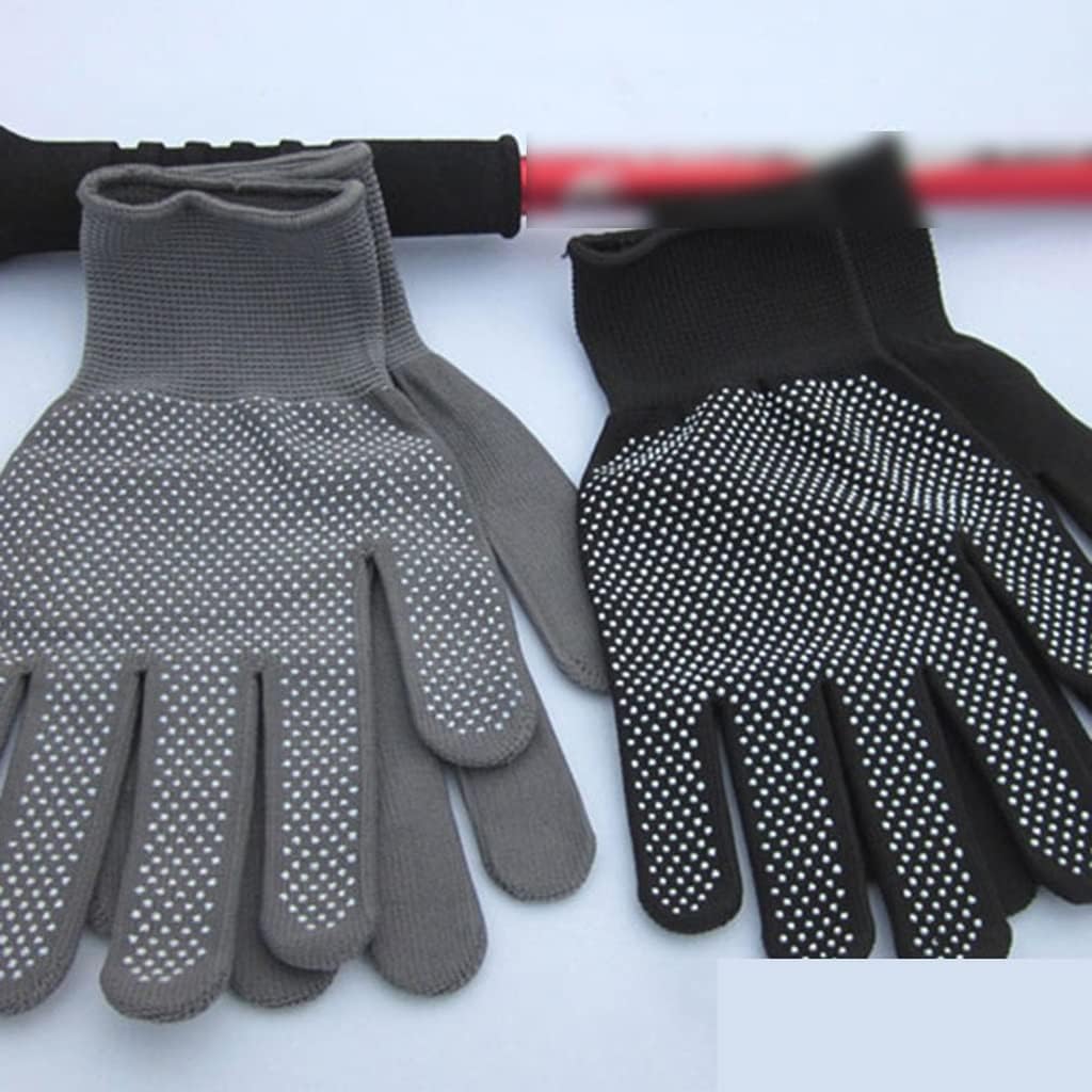 High Temperature Heat Resistant Bbq Gloves Cotton Silicone Non-slip Hair Styling Microwave Oven