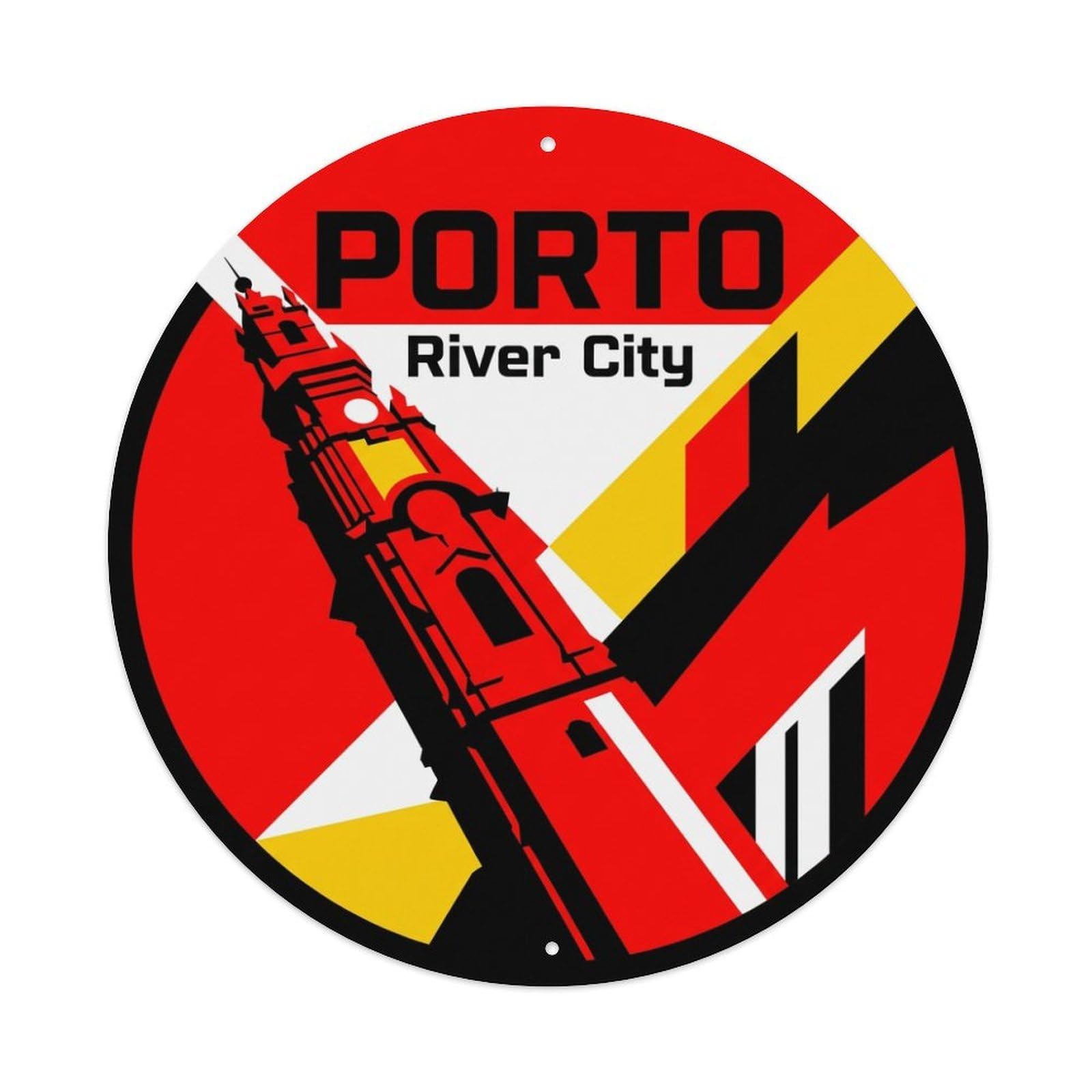 Metal Tin Sign Portugal Oporto Vintage Travel