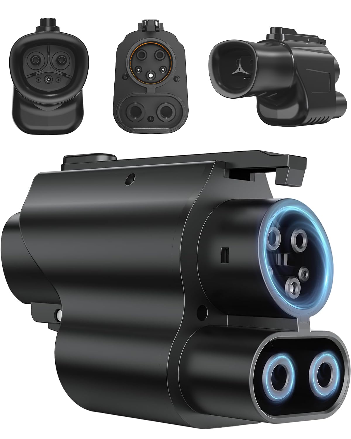 NACS To CCS1 Adapter For Tesla Superchargers - 500A/1000V, Compatible With Ford, Rivian, GM, BMW EVs