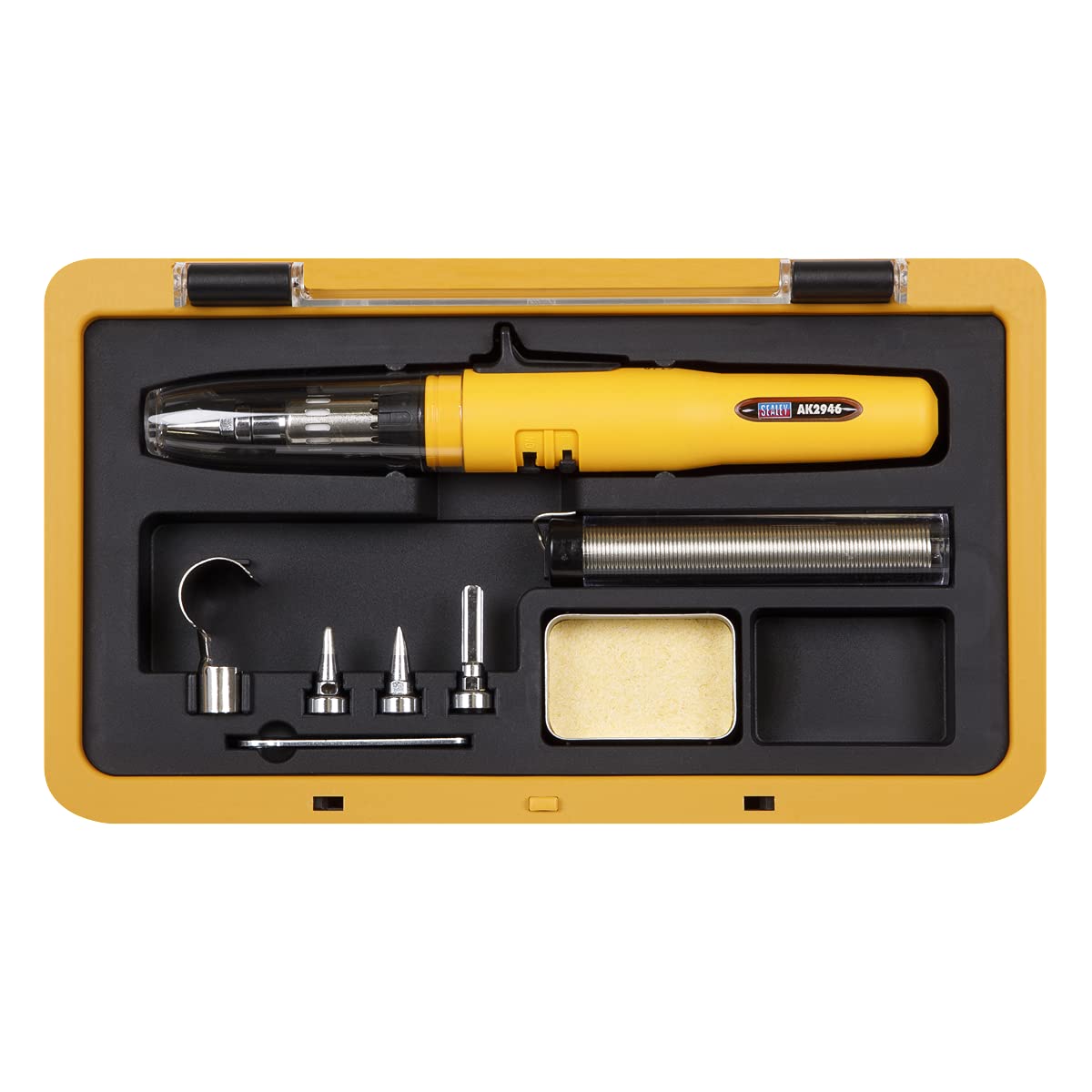 Sealey AK2946 Kit chalumeau fer à souder au butane 8 pièces