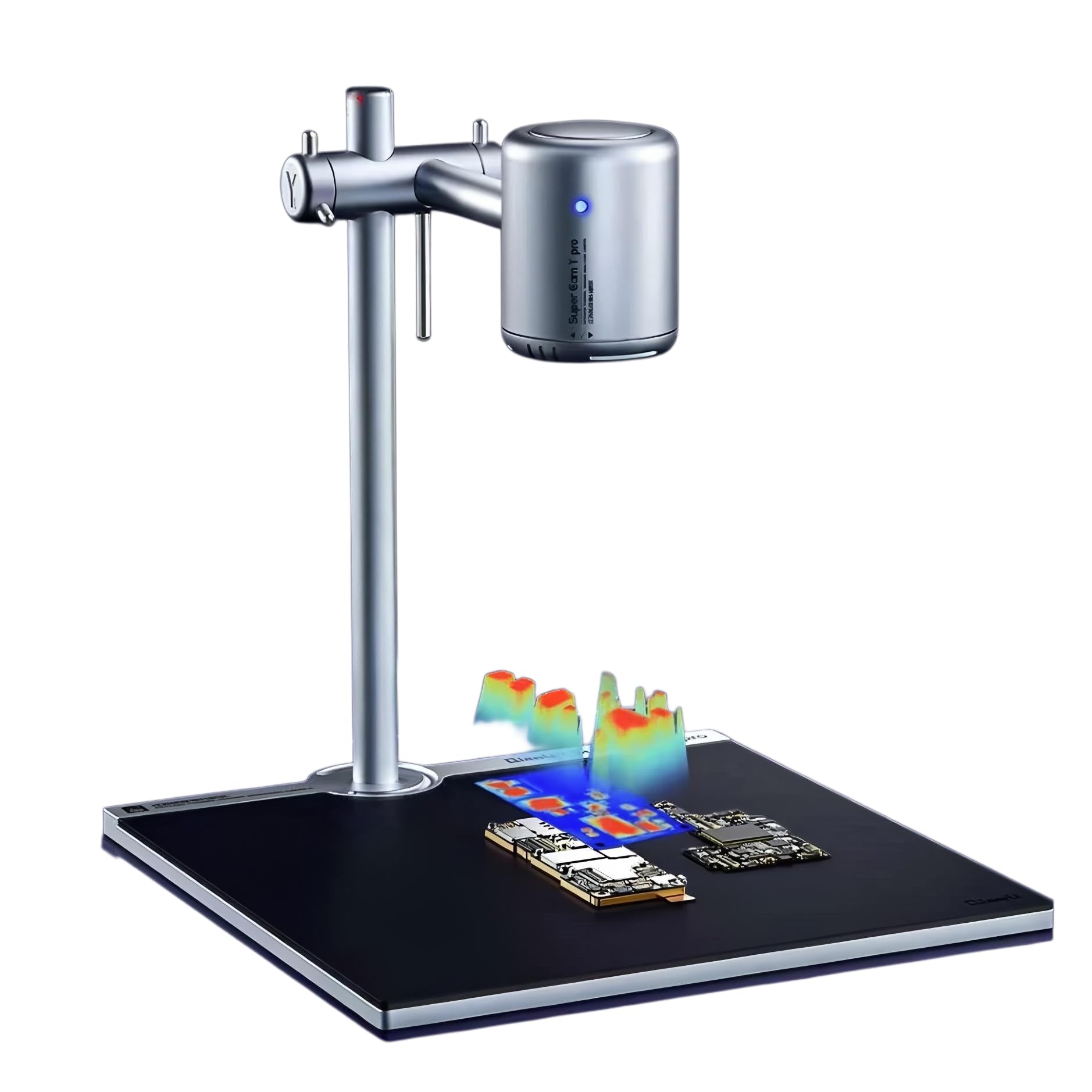 Qianli Super Cam Y Pro 3D Wärmebildanalysator – 256×192 VOx-Detektor, 0–120°C Vollrahmen-Temperaturmessung & PC-Software für PCB-Fehlerdiagnose