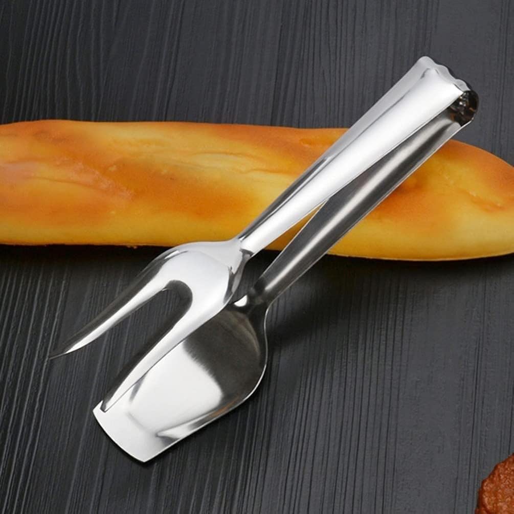 Pinzas de cocina for servir comida de Buffet de for pan, 2 uds., for servir Buffet, ensalada, hielo, aperitivos, alicates for postres