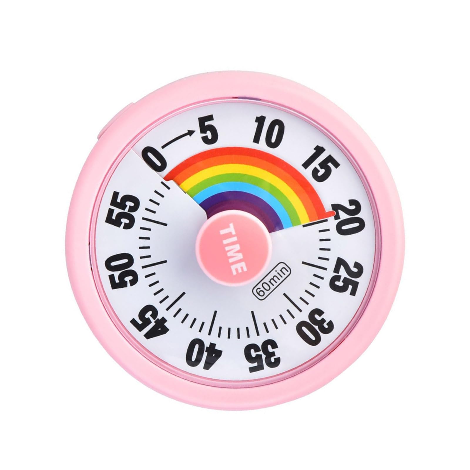 Timer visivo, controllo rotativo, conto alla rovescia da 60 minuti, per cucina, aula e l'ufficio, strumento di gestione del tempo adatto ai bambini