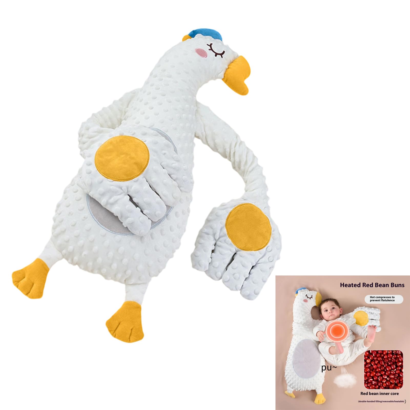 Die Puppenhand zur Schlafunterstützung für Kleinkinder mit/ohne Klopf/Musikfunktion ahmt die Berührung der Mutter nach und beruhigt Baby zu Hause und auf Reisen
