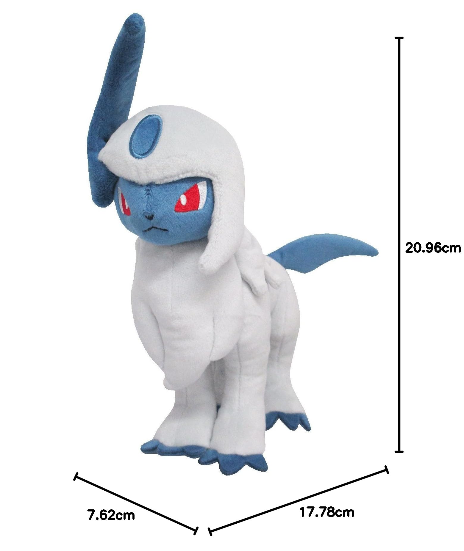 三英貿易(Sanei Boeki) ポケットモンスター ALL STAR COLLECTION アブソル (S) W8.5×D20×H21cm  ぬいぐるみ ポケモン PP86