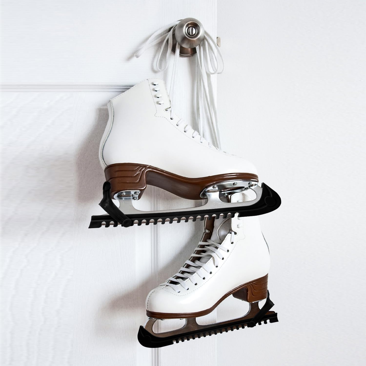 Protège-lames Réglables Pour Patins à Glace - Paire Antidérapante Avec Boucle De Réglage, Compatible Homme/femme, Hockey Et Patinage Artistique