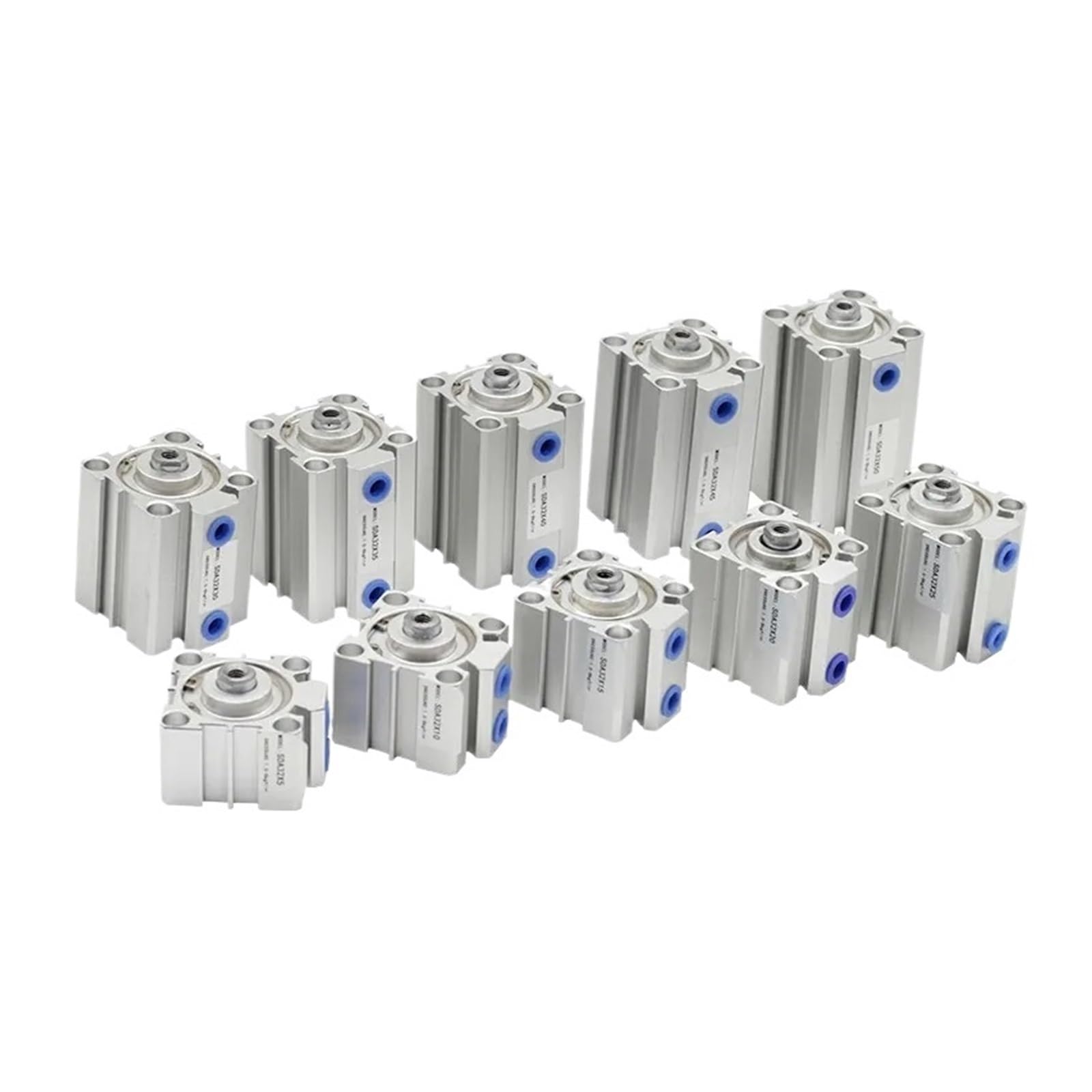 Série de vérins pneumatiques Vérins à air minces compacts double effet(Stroke 20mm,Bore 32mm)