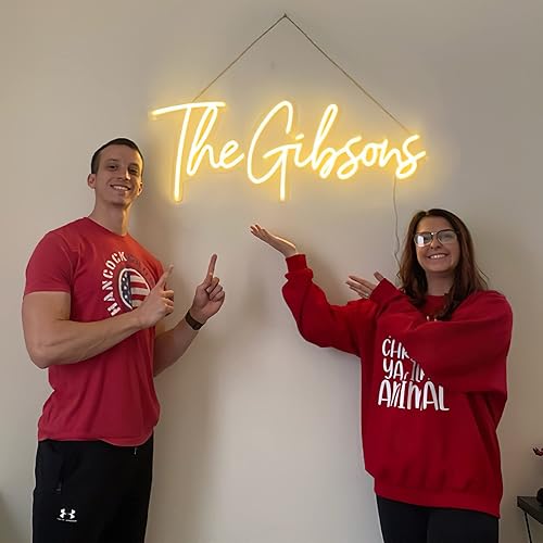 Letrero LED grande personalizado para bodas, luces de neón personalizadas profesionales para pared, aplicables a bodas, salón de belleza, bar,