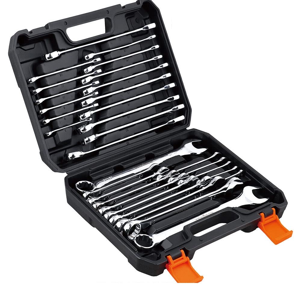 32PC Wrench Spanner Set SAE Metric 1/4