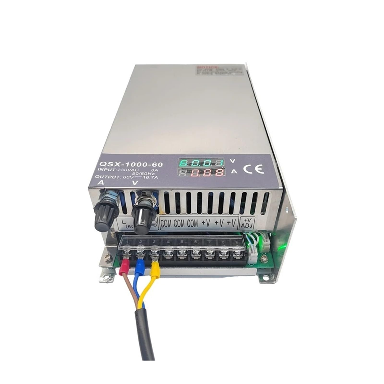 GWRQXWCKA Adjustable Switching Power Supply Digital Display 1000W Power Supply for Dc 12V 24V 36V 48V 60V 80V 90V 100V 110V(0-80v 0-12.5a)