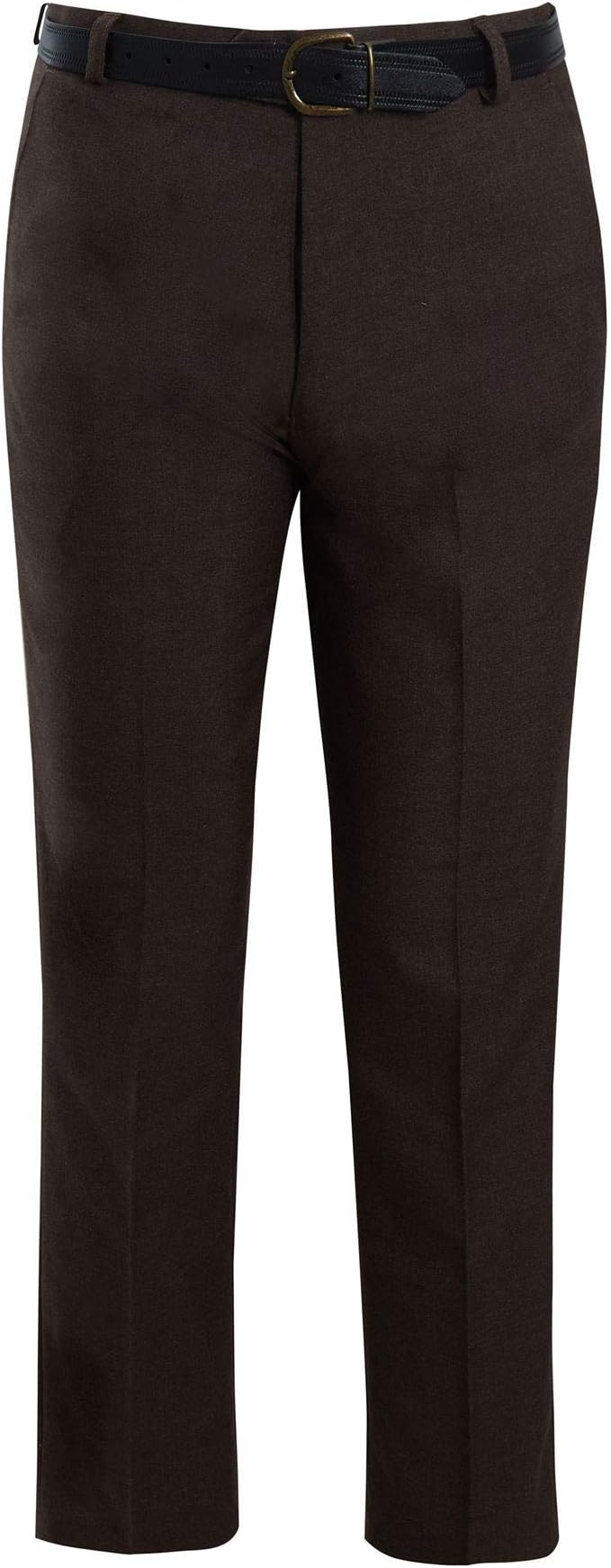 – Mens Formal Smart Casual Business School Office Work Durable Everpress Trousers Pants