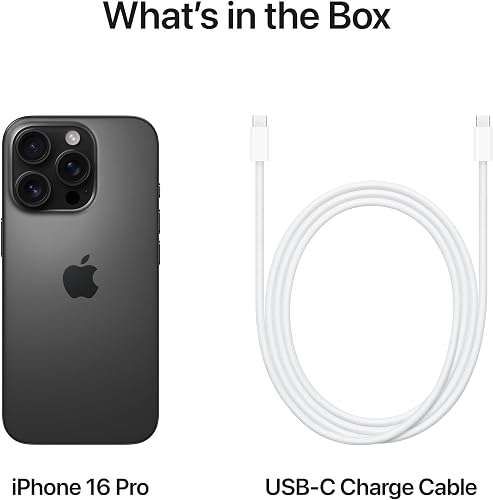 Apple iPhone 16 Pro (256GB) - Black Titanium - 3