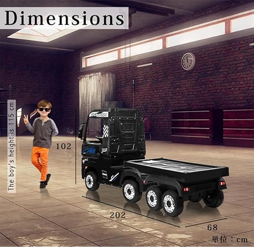 THREE STONE メルセデスベンツ アクトロス セット トレーラー ブラックサムネイル7