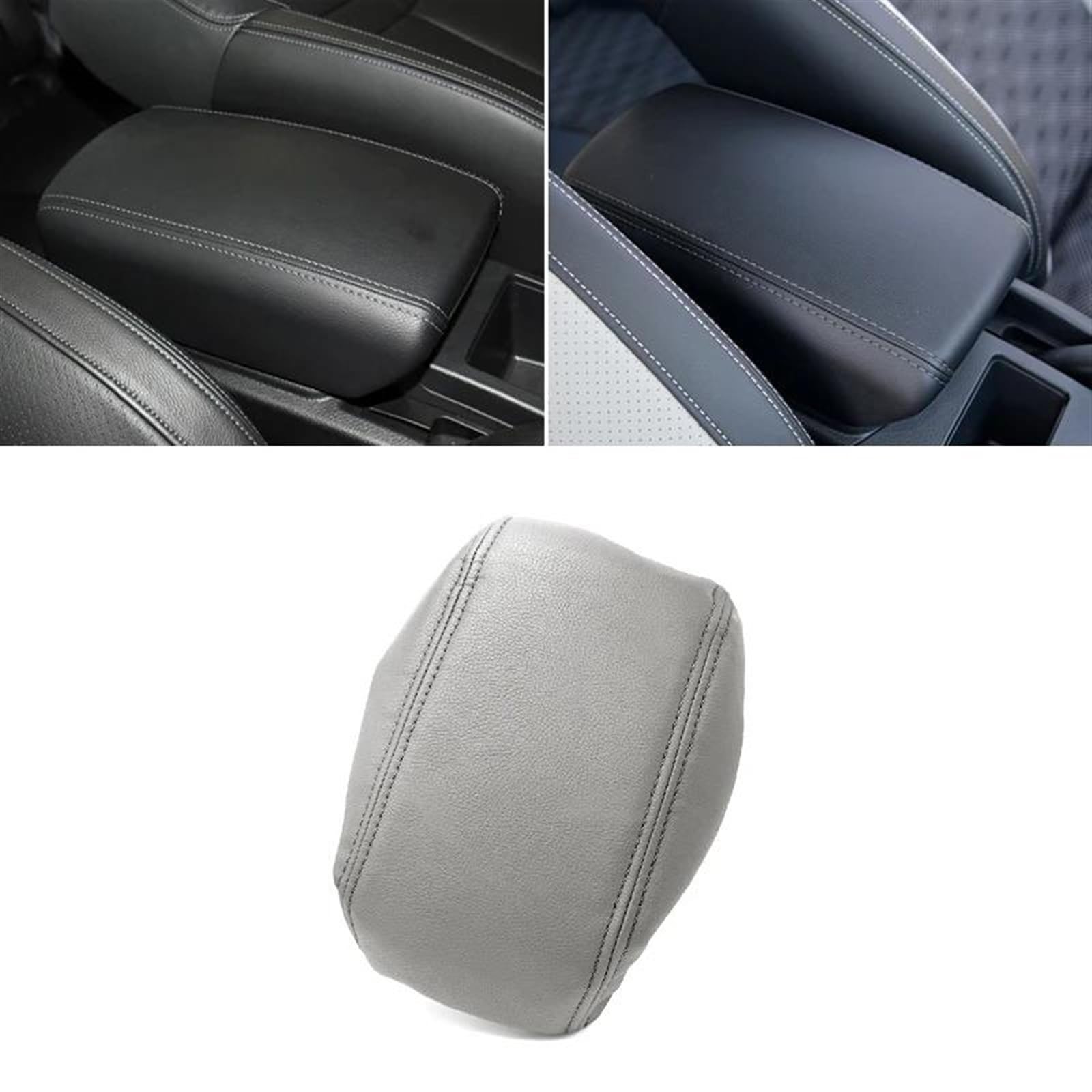 NINOMA Couverture décoration intérieure Couvercle De Boîte D'accoudoir De Console Centrale De Style De Voiture Coussin De Protection en Cuir Accessoires pour Nissan pour Qashqai 2008 – 2017