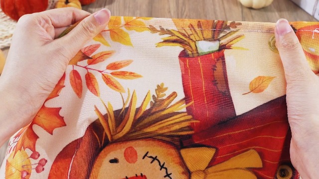 Herbstliche Mailbox-Abdeckung Mit Magneten – Kürbis-Design, Wasserdichter Polyester – Für Briefkästen Bis 53x46 Cm
