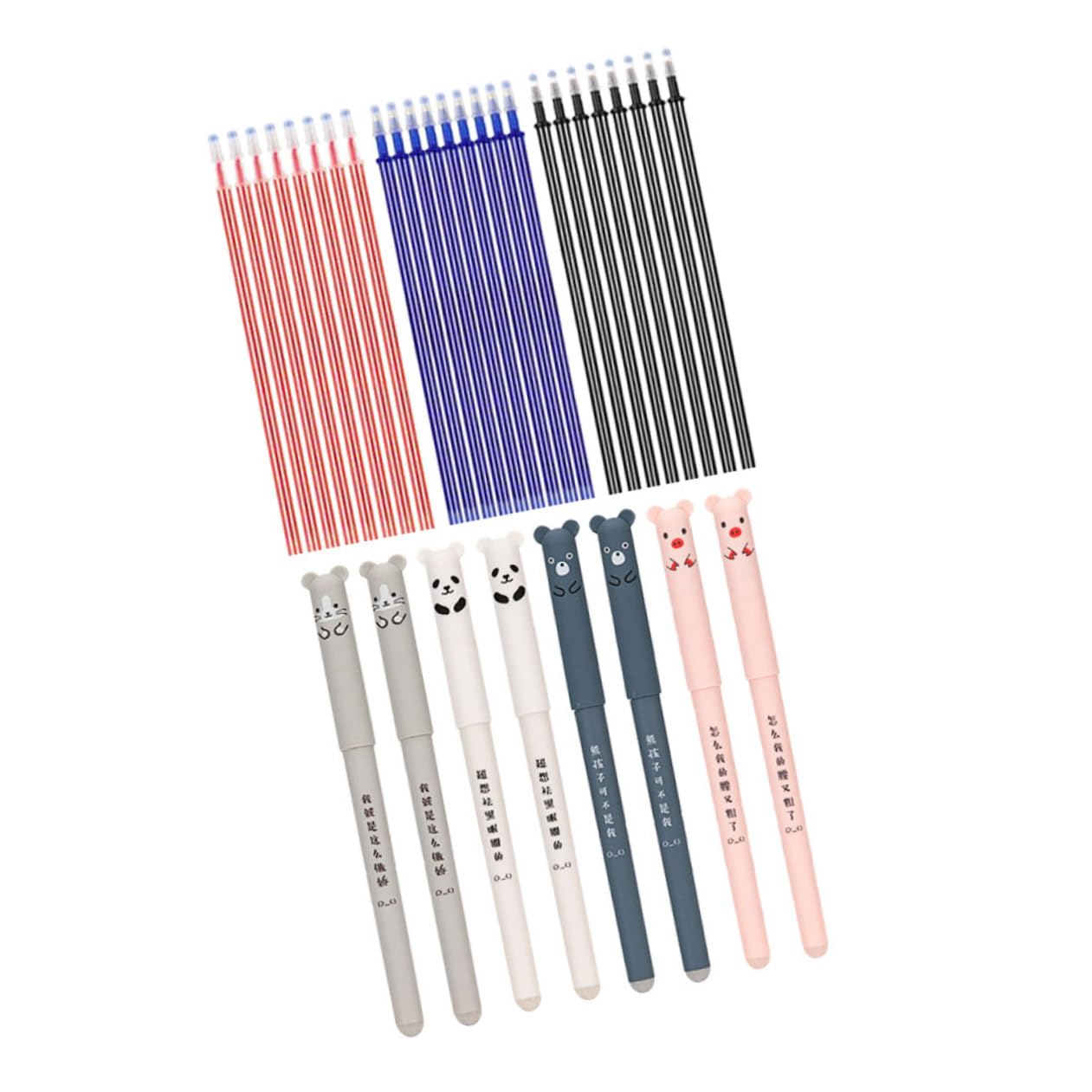 5 Sätze löschbarer Kugelschreiber Stifte Schule Punkt Radiergummis Markierungen gel ink pen büroartikel pens erasable pen ballpoint pen Schreibstift löschbarer Stift Plastik