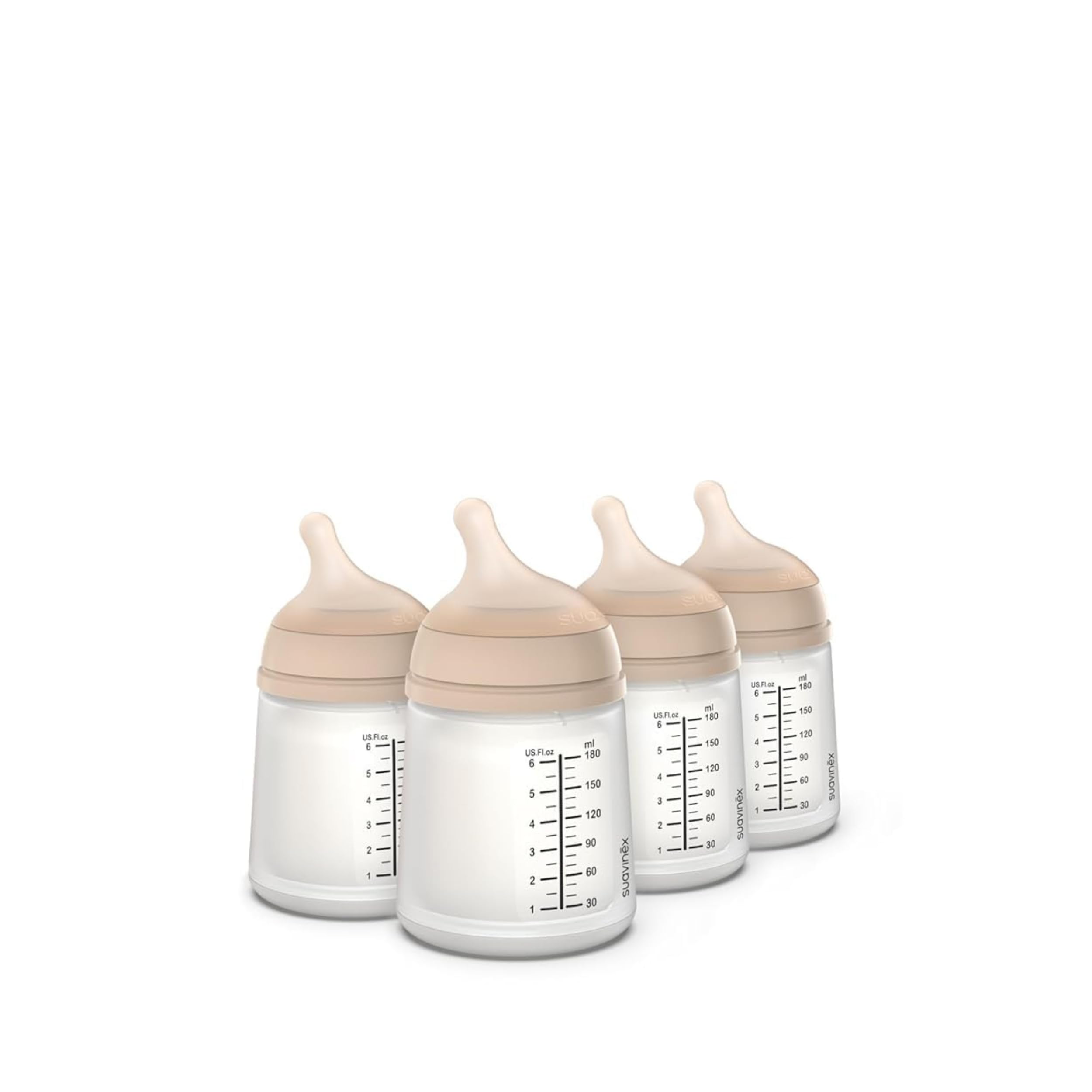 Suavinex Zero Zero Anti Colic Baby Bottle, No 1 Spanish Baby Bottle Brand, Minimizes Bottle Rejection & Nipple Confusion, Perfect for Breastfeeding